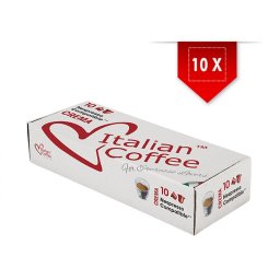 100 capsule Italian Coffee Crema compatibile Nespresso