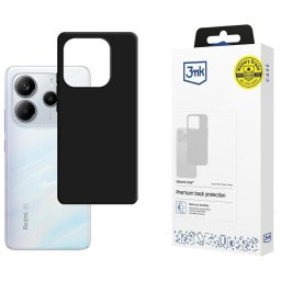 Husa Etui 3MK Silicone Case do Xiaomi Redmi Note 14 5G czarny