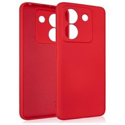 Husa Etui Beline Silicone do Poco M7 Pro czerwony