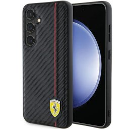 Husa Ferrari FEHCS24MN3DUR S24+ S926 czarny/black hardcase Carbon Printed Line
