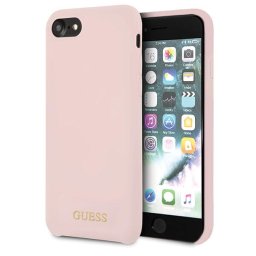 Husa Guess GUHCI8LSGLLP iPhone 7/8/SE 2020/ SE 2022 light pink/jasnoróżowy hard case Silicone