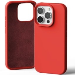 Husa Mercury Silicone iPhone 16 Pro 6,3"czerwony/red