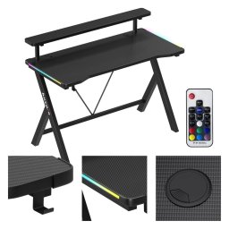 Birou Gaming Hero 1.9 RGB Gaming Desk Black