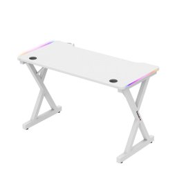 Birou Gaming Hero 2.3 RGB Gaming Desk white