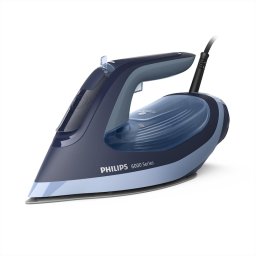 Fier de călcat cu abur PHILIPS DST6120/20, 2600W, SteamGlide Plus, 45g/min, 210g jet abur, Dark Blue