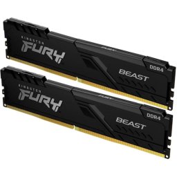 Memorie DDR Kingston DDR4 32 GB, frecventa 3200 MHz, 16 GB x 2 module, radiator, "KF432C16BBK2/32"