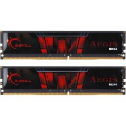 Memorie DDR G.Skill - gaming "Aegis" DDR4 32GB frecventa 2666 MHz, 16GB x 2 module, radiator, latenta CL19, "F4-2666C19D-32GIS"