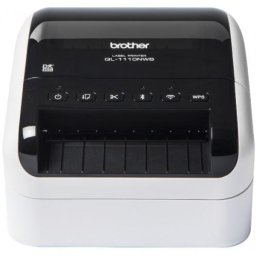 Imprimanta Direct Termic BROTHER 300dpi QL-1110NWBC, Viteza de tiparire: 110mm/Sec, Latime max de imprimare: 101mm|Conectiv: USB|WIFI, Imprimare Cod de bare:DA, (Timbru verde 3.5 RON, "QL1110NWBCYJ1"