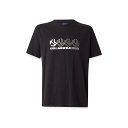 KARL LAGERFELD T-Shirt Klj Reg Repeat Monogram B4M17025 999 black