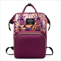 Rucsac multifunctional mamici Leaves Bambinice BN028, Mov