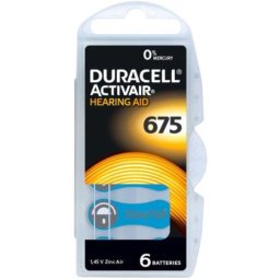 Baterii Duracell ZA 675, 6 Buc