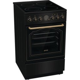 Aragaz GORENJE GECS5B70CLB, 4 arzatoare, Electric, L 50 cm, Grill, Negru