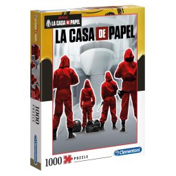 Puzzle Clementoni - La Casa de Papel, The money heist, 1000 piese
