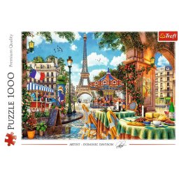 Puzzle Trefl - Dimineata Pariziana, 1000 piese