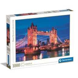 Puzzle Clementoni High Quality Collection - Tower Bridge at night, 1000 piese