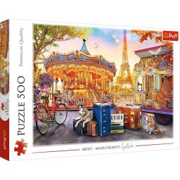 Puzzle Trefl, Sarbatoare in Paris, 500 piese