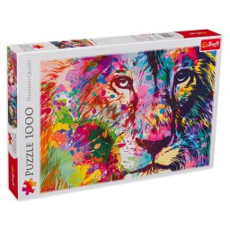 Puzzle Trefl Leul colorat 1000 piese