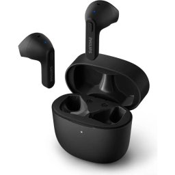 Casti audio in ear Philips TAT2236BK/00, True Wireless, Bluetooth, autonomie 18 ore, Negru