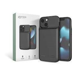 Husa de protectie cu baterie TECH-PROTECT Power Case 4700 mAh compatibila cu iPhone 12 Mini / 13 Mini Black, 4700 mAh, Negru