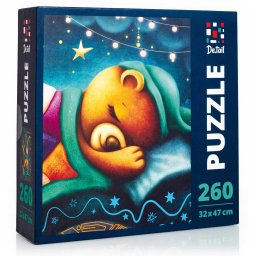 Puzzle Sleeping bear, 32x47 cm, 260 piese