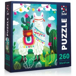 Puzzle Llama cutie, 32x47 cm, 260 piese