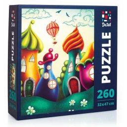 Puzzle Fairytale City, 32x47 cm, 260 piese