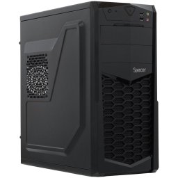 Carcasa Spacer Krypton, Middle Tower, ATX, fara sursa, black