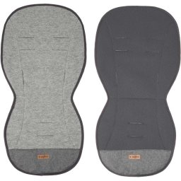Salteluta pentru carucior Womar Zaffiro 85 cm lana fiarta si plasa AIR Gri