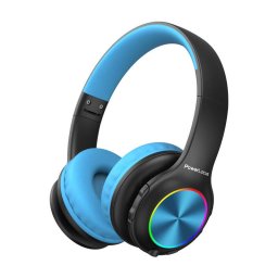 Casti PowerLocus Wireless Headphones for kids PLED (black&blue)