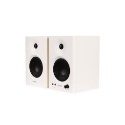 BOXE EDIFIER 2.0, RMS: 42W (2 x 21W), studio monitor, volum, bass, treble, intrare jack 6.35 TRS balanced, RCA, iesire casti, white