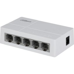 Switch Dahua DH-SF1005L, 5 porturi, neadministrat, Alb