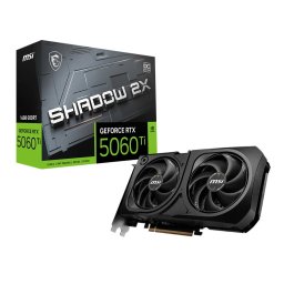 Placa Video MSI GEFORCE RTX 5060 TI SHADOW 2X OC PLUS 16GB GDDR7 128 bit, PCIE 5.0, 1x HDMI 3x DP
