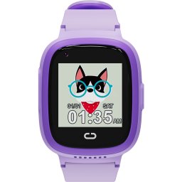 Ceas inteligent copii Canyon Electronic CNE-KW48VL, Phone Calls; 4G Video Call; Camera; GPS pozitie; 7 Games; Audio Player; SOS buton, Violet