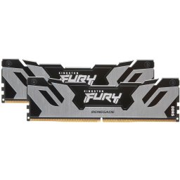 Kit dual Memorie RAM Kingston FURY RENEGADE, Capacitate 96GB DDR5 (2x48 GB), Frecventa 6400 MHz, CL - 32, Argintiu