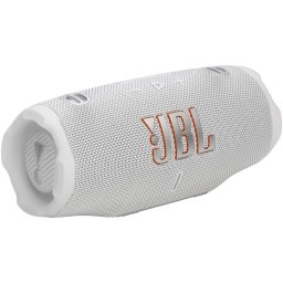 Boxa portabila JBL Charge 6, 45W, Bluetooth, Auracast, Powerbank, Fast charge, Autonomie 28 ore, IP68, Alb
