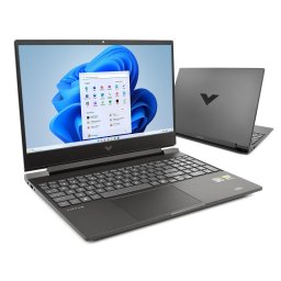 Laptop Gaming HP Victus 15-fb3231nw, Procesor AMD Ryzen 7 7445HS, Display 15.6" FHD 144Hz, RAM 16GB, SSD 1TB, Placa video dedicata Nvidia GeForce RTX4050, Windows 11 Home, Negru