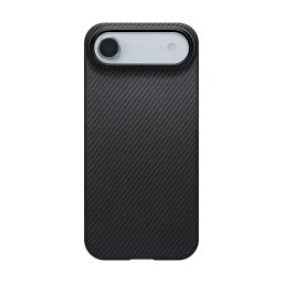 Husa Pitaka pentru iPhone 17 Air MagEZ 7, MagSafe, Ultra-Slim, Negru/Gri