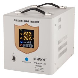 UPS Centrale Termice Kemot URZ3407, Sinus Pur, 2000 VA, 1200W 12V, Alb
