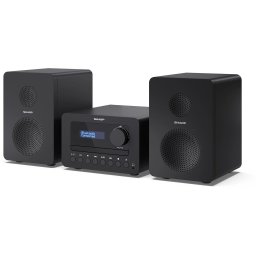 Sistem audio Sharp XL-B520D(BK) Microsistem Hi-Fi Tokyo 2.0, FM/DAB/DAB+/USB, CD, Bluetooth 5.0, Aux-in, Negru