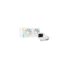 Cooler CPU Deepcool LM240, iluminare RGB, 2500-3400RPM, Alb