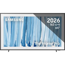 Televizor Samsung Neo QLED The Frame Pro 65LS03HW, 163 cm, Smart, 4K Ultra HD, 144 Hz, Clasa F (Model 2026), Negru