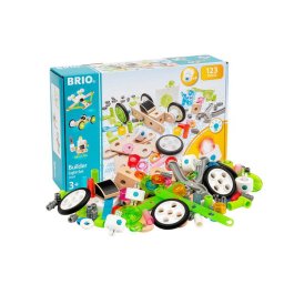 Jucarie set constructie BRIO, cu lumini, 123 piese, 3+ ani