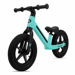 Bicicleta fara pedale pentru copii, KicknRoll B360, reglabila, cadru si spite cu efecte luminoase, 3+ ani, suport maxim 30 kg, Turcoaz