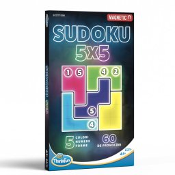 Joc de logica Thinkfun - Sudoku 5x5 Magnetic, lb. romana, Multicolor