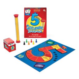 Joc de petrecere 5 Secunde - 3 Raspunsuri, 2-6 jucatori, +8 ani, lb. romana, Rosu