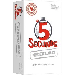 Joc de societatea 5 Secunde - Necenzurat, joc de petrecere, lb.romana, Varsta 18+, Multicolor