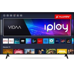 Televizor Allview LED 65iPlay6200-U, 164 cm, 65", Smart, 4K UHD, clasa E, HDR, Negru