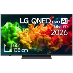 Televizor LG QNED 55QNED8EB3B, 138 cm, Smart, 4K Ultra HD, Clasa F (Model2026)