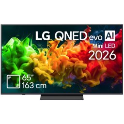 Televizor LG QNED Mini LED 65QNED8EB3B, 163 cm, Smart, 4K Ultra HD, Clasa F (Model2026)