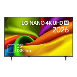 Televizor LG LED 55NU8E0B3LA, 138 cm, Smart, 4K Ultra HD, Clasa E (Model 2026)